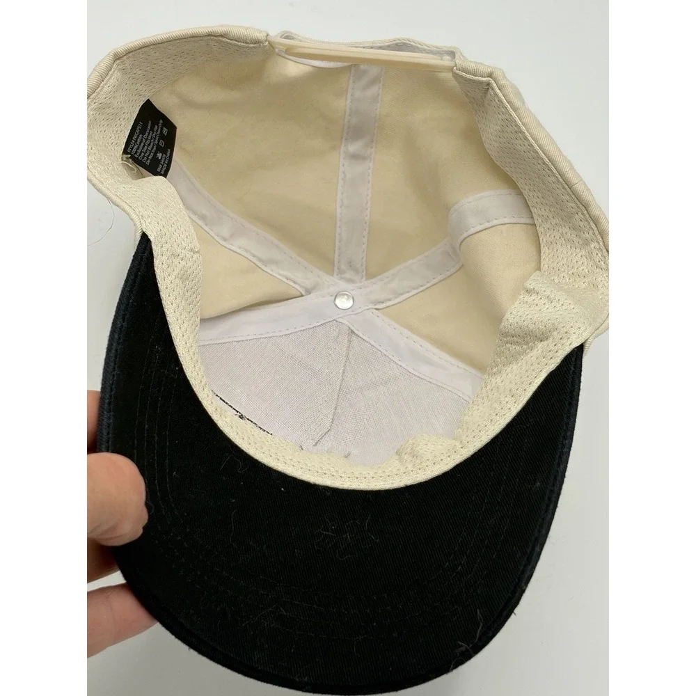 Yeehaw Cocktail Club‎ Baseball Cap Snapback hat Crème Beige Black